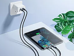 Кабель Choetech USB Type-C - Type-C 60w 3a 2м PD cable Black (XCC-1015) - миниатюра 3 Кабель Choetech USB Type-C - Type-C 60w 3a 2м PD cable Black (XCC-1015) - миниатюра 3
