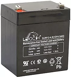 Акумуляторна батарея Leoch 12V 4.5AH (DJW12-4.5) AGM