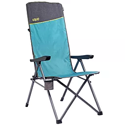 Кресло раскладное Uquip Justy XL Blue/Grey (244037) - фото Кресло раскладное Uquip Justy XL Blue/Grey (244037)