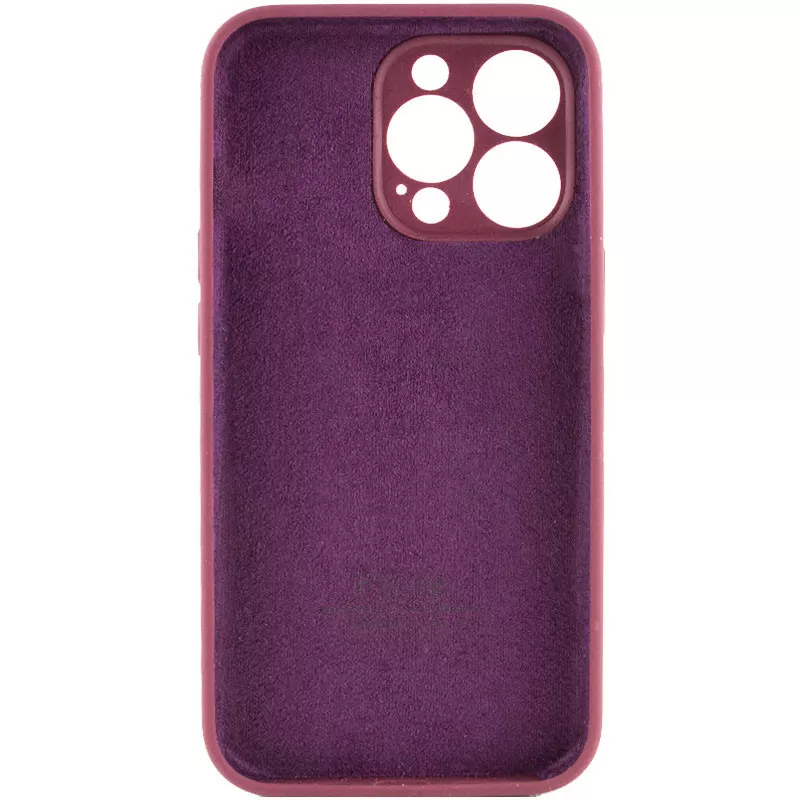 Чохол Silicone Case Full Camera для Apple iPhone 14 Pro Max  Plum - фото 2