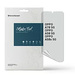Гидрогелевая пленка ArmorStandart Matte для OPPO A78 5G, A58 5G, A58x 5G (ARM66482) - фото Гидрогелевая пленка ArmorStandart Matte для OPPO A78 5G, A58 5G, A58x 5G (ARM66482)