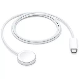 Зарядний кабель Type-C для Apple Watch Magnetic Fast Charger Cable to USB-C 1m White (MLWJ3)
