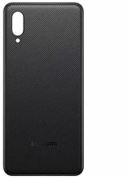 Задняя крышка корпуса Samsung Galaxy A02 A022 Original Black - фото Задняя крышка корпуса Samsung Galaxy A02 A022 Original Black