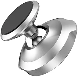 Автодержатель магнитный Baseus Small Ears Series Magnetic Bracket Silver (SUER-B0S) - миниатюра 6
