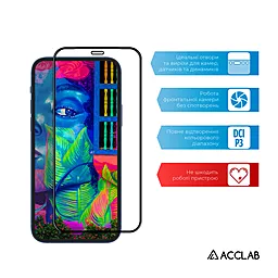 Захисне скло ACCLAB Full Glue Samsung G991 Galaxy S21 Black (1283126510519) - мініатюра 4