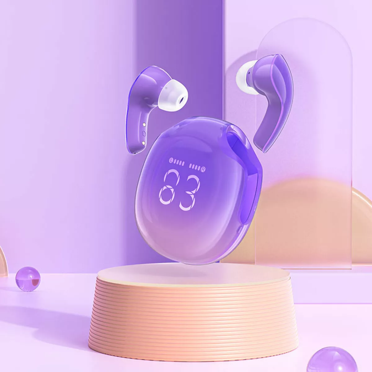 Наушники AceFast T9 Grape Purple - фото 6