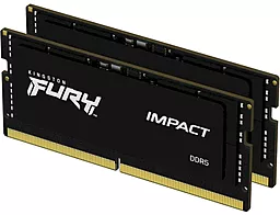 Оперативна пам'ять для ноутбука Kingston Fury 32 GB (2x16GB) DDR5 6400 MHz Impact Black (KF564S38IBK2-32)