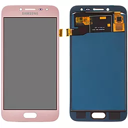 Дисплей Samsung Galaxy J2 J250 2018 з тачскріном, (TFT), Pink