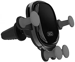 Держатель с автозажимом XO C43 Gravity Air Outlet Holder Black - фото Держатель с автозажимом XO C43 Gravity Air Outlet Holder Black