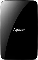 Зовнішній жорсткий диск Apacer 2.5" 500GB (AP500GAC233B-S) - мініатюра 2