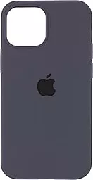 Чохол Silicone Case Full для Apple iPhone 14 Plus Dark Grey - фото Чохол Silicone Case Full для Apple iPhone 14 Plus Dark Grey