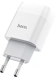 Сетевое зарядное устройство Hoco C73A 2.4a 2xUSB-A ports charger white - миниатюра 5 Сетевое зарядное устройство Hoco C73A 2.4a 2xUSB-A ports charger white - миниатюра 5