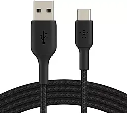 Кабель Belkin USB-A - Type-C 15w 3a 3м cable black (CAB002BT3MBK) - фото Кабель Belkin USB-A - Type-C 15w 3a 3м cable black (CAB002BT3MBK)