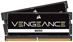 Оперативна пам'ять для ноутбука Corsair 32 GB (2x16GB) SO-DIMM DDR5 4800 MHz Vengeance(CMSX32GX5M2A4800C40)