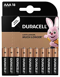Батарейки Duracell LR03 / AAA MN2400 18 шт 1.5 V