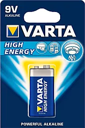 Батарейки Varta 6LR61 (крона) High Energy 1шт