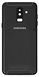 Задняя крышка корпуса Samsung Galaxy A6 Plus 2018 A605 со стеклом камеры Black - фото Задняя крышка корпуса Samsung Galaxy A6 Plus 2018 A605 со стеклом камеры Black