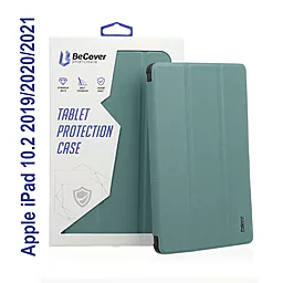 Чехол для планшета BeCover Soft Edge с креплением Apple Pencil для Apple iPad 10.2" 7 (2019), 8 (2020), 9 (2021) Dark Green (706811) - фото Чехол для планшета BeCover Soft Edge с креплением Apple Pencil для Apple iPad 10.2" 7 (2019), 8 (2020), 9 (2021) Dark Green (706811)