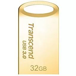 Флешка Transcend 32GB JetFlash 710 Metal Gold USB 3.0 (TS32GJF710G) - фото Флешка Transcend 32GB JetFlash 710 Metal Gold USB 3.0 (TS32GJF710G)