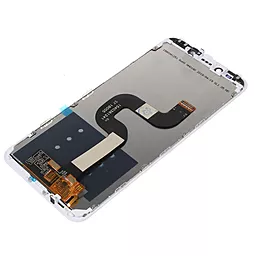 Дисплей Xiaomi Mi A2, Mi6X с тачскрином и рамкой, оригинал, White - миниатюра 3