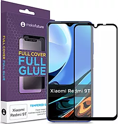 Защитное стекло MAKE Full Cover Full Glue Xiaomi Redmi 9T Black (MGFXR9T)