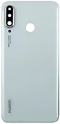 Задняя крышка корпуса Huawei P30 Lite 24MP / Nova 4E (24MP) со стеклом камеры, Original Pearl White - фото Задняя крышка корпуса Huawei P30 Lite 24MP / Nova 4E (24MP) со стеклом камеры, Original Pearl White