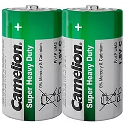 Батарейки Camelion C (R14) Super Heavy Duty 2шт. Green (C-10100214) 1.5 V