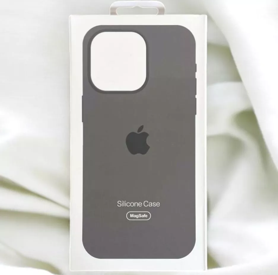 Чехол Silicone Case Full with MagSafe для Apple iPhone 16 Plus Stone Gray - фото 2