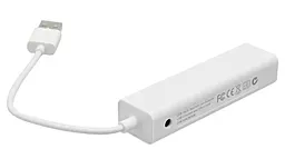 USB хаб EasyLife USB to 3xUSB 2.0 + Ethernet White - миниатюра 2