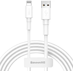 Кабель Baseus Mini USB-A - Lightning 12w 2.4a 1м cable White (CALSW-02)