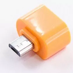 OTG-переходник Dengos USB-A - MicroUSB Orange