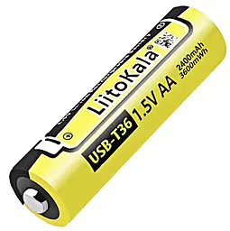 Аккумулятор LiitoKala AA USB-T36 1.5V 2400mAh TipTop