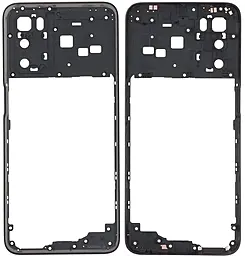 Рамка корпусу Oppo A16 / A16s / A54s зі склом камери Crystal Black - фото Рамка корпусу Oppo A16 / A16s / A54s зі склом камери Crystal Black