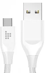 Кабель USB Tronsmart Nylon Type-C Cable White (ATC7)