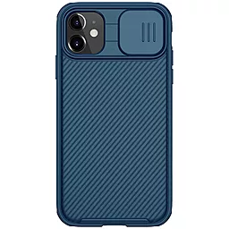 Чехол Nillkin Карбоновая накладка CamShield Pro Magnetic Apple iPhone 11 Blue