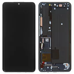 Дисплей Xiaomi Mi Note 10, Mi Note 10 Pro, Mi Note 10 Lite, Mi CC9 Pro с тачскрином и рамкой, оригинал, Black