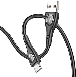 Кабель Borofone BX98 Superior USB-A - Type-C 15w 3a 1м cable Black - миниатюра 3 Кабель Borofone BX98 Superior USB-A - Type-C 15w 3a 1м cable Black - миниатюра 3
