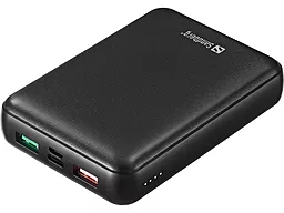 Повербанк Sandberg 15000mAh PD/45W(20V/2.25A) QC3.0 USB-C Micro-USB USB-A*2 (420-66) Black