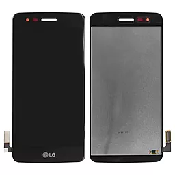 Дисплей LG K8 2017 (LGM-K120L, LGM-K120S, M200, US215, X240, X300) (40pin) з тачскріном, оригінал, Black
