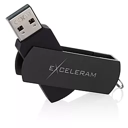 Флешка Exceleram 32GB P2 Series USB 2.0 (EXP2U2BB32) Black - мініатюра 2 Флешка Exceleram 32GB P2 Series USB 2.0 (EXP2U2BB32) Black - мініатюра 2