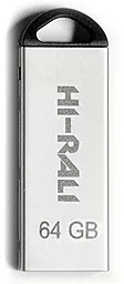 Флешка Hi-Rali Fit Series 64GB USB 2.0 (HI-64GBFITSL) Silver