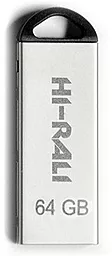 Флешка Hi-Rali Fit Series 64GB USB 2.0 (HI-64GBFITSL) Silver - фото Флешка Hi-Rali Fit Series 64GB USB 2.0 (HI-64GBFITSL) Silver