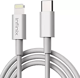 USB Кабель Infinix XDL13 15W 3A USB Type-C - Lightning Cable White