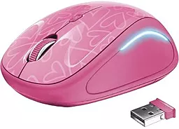 Компьютерная мышка Trust Yvi FX Wireless (22336) Pink