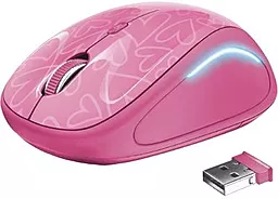 Компьютерная мышка Trust Yvi FX Wireless (22336) Pink - фото Компьютерная мышка Trust Yvi FX Wireless (22336) Pink