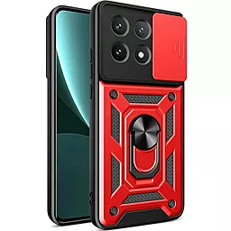 Чехол Epik Camshield Serge Ring для Xiaomi Poco X6 / Note 13 Pro 5G Red