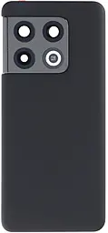 Задняя крышка корпуса OnePlus 10 Pro со стеклом камеры Volcanic Black - фото Задняя крышка корпуса OnePlus 10 Pro со стеклом камеры Volcanic Black