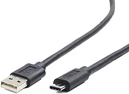 Кабель USB Cablexpert AM to Type-C Cable Black (CCP-USB2-AMCM-1M)
