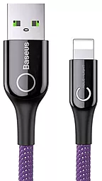 Кабель Baseus Intelligent Power-Off USB-A - Lightning 12w 2.4a 1м cable Purple (CALCD-05)