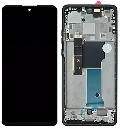 Дисплей Motorola Edge 40 Neo (XT2307) с тачскрином и рамкой, оригинал, Peach Fuzz - фото Дисплей Motorola Edge 40 Neo (XT2307) с тачскрином и рамкой, оригинал, Peach Fuzz